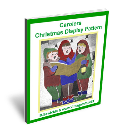 Carolers Christmas Display Pattern